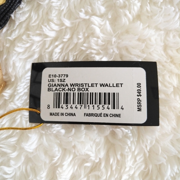 bebe Gianna Black🖤 Wristlet Wallet - NWT - Picture 13 of 15